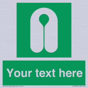 Custom sign safe condition Lifejacket